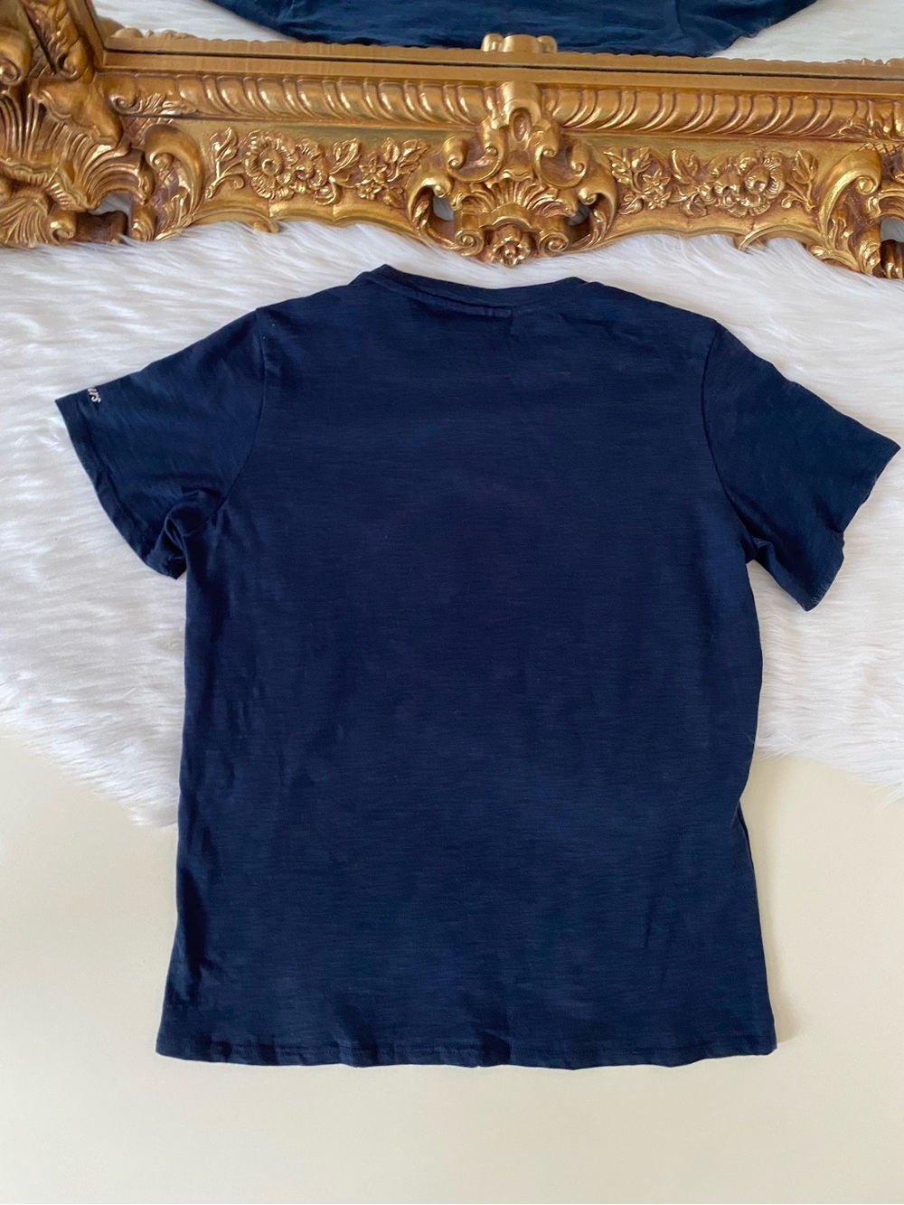 5 a 7 cinq a Sept Embellished Collage Smiley Tee Shirt NWT - Picture 5 of 13